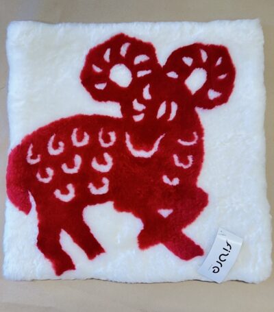 NZ Wool Cushion (white background)